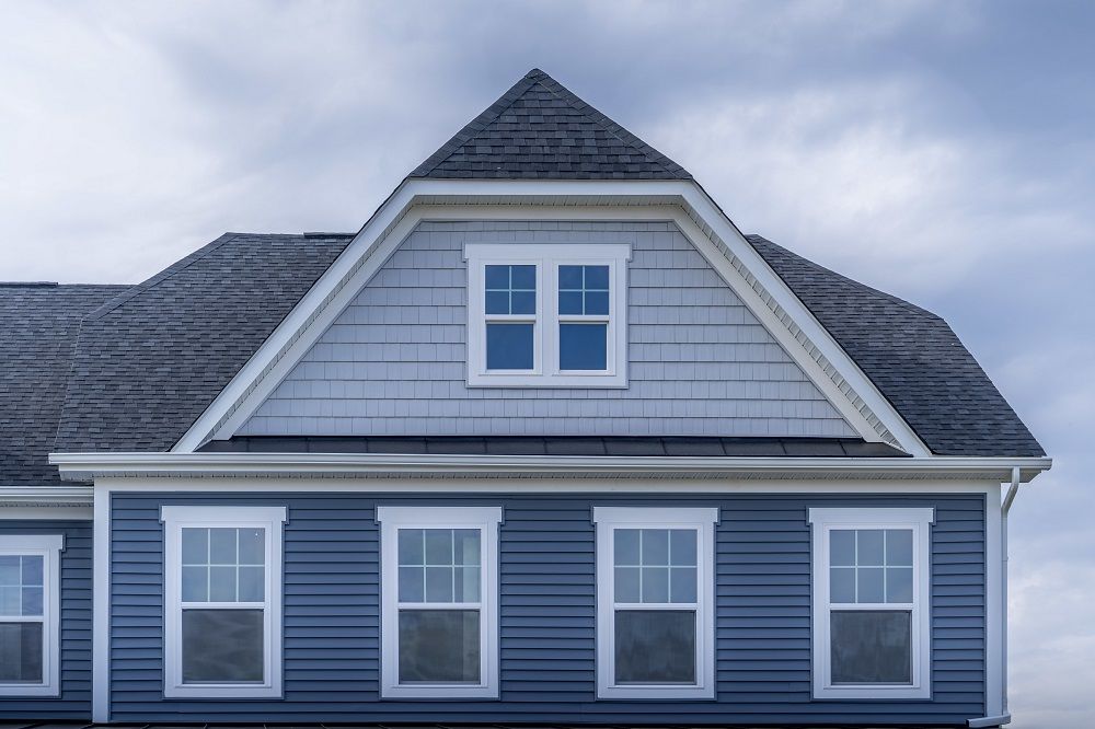 Home with new roof
