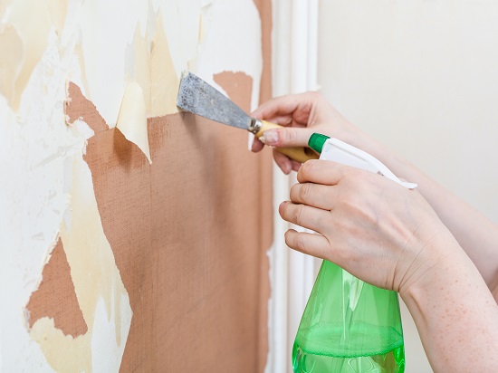 Removing Peeling Wallpaper