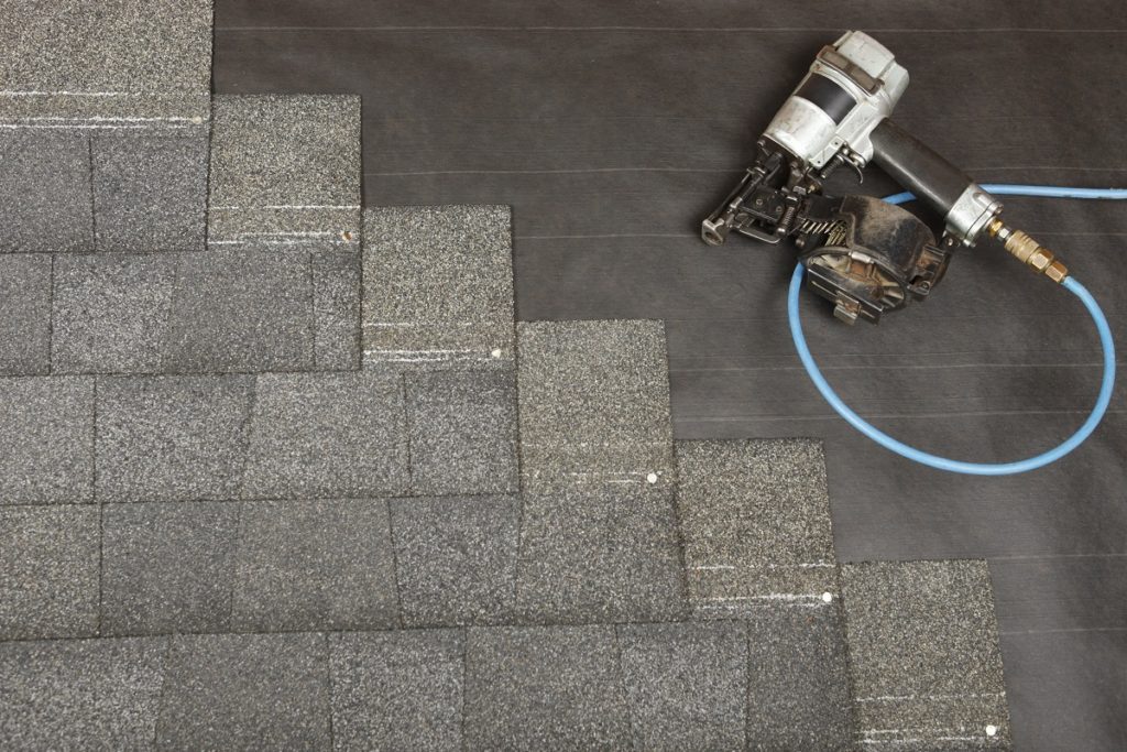 Installing shingles