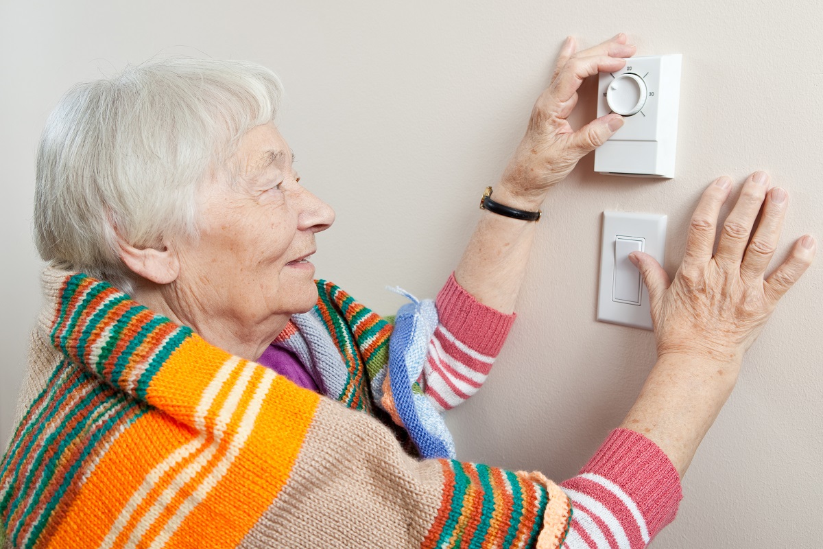 Adjust thermostat