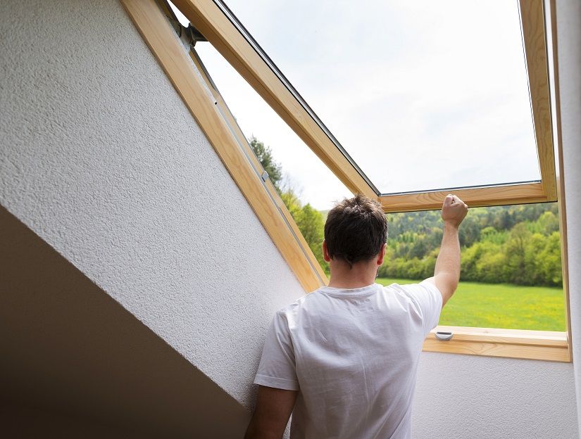 Open skylight